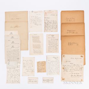 Forty-one Signed Cards and Letters of 19th and 20th Century Clergymen.