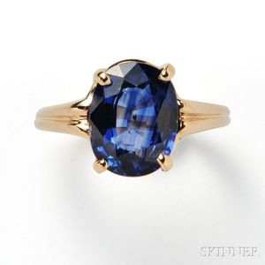 14kt Gold and Sapphire Ring, Tiffany & Co.