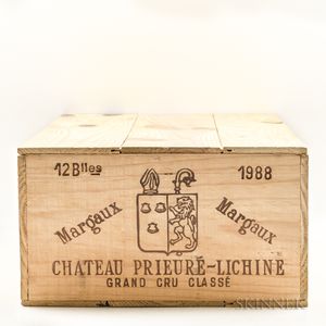 Chateau Prieure Lichine 1988, 12 bottles (owc)