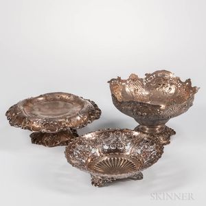 Three Pieces of American Silver Hollowware