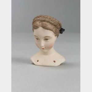 Martha Thompson Brown Haired Fashion Doll Head