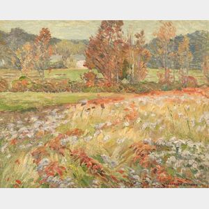 William Lester Stevens (American, 1888-1969) Autumn Landscape