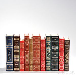 Franklin Library Leatherbound Books, Including Signed Copies, Eleven Volumes.