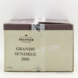 Drappier Grande Sendree Brut 2008, 6 bottles (oc)