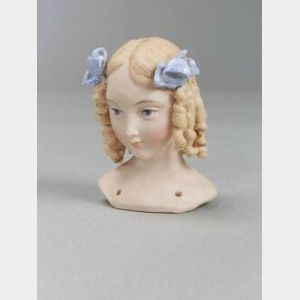 Martha Thompson Child Doll Head with Elaborate Curls