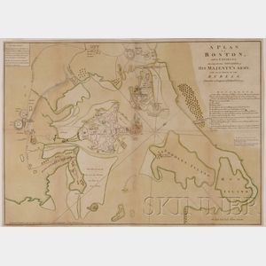 (Maps and Charts, Revolutionary War, Boston)