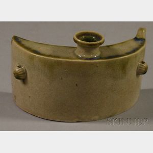 Japanese Pottery Vessel or Canteen
