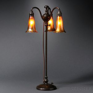 Tiffany Studios Adjustable Swing Lamp