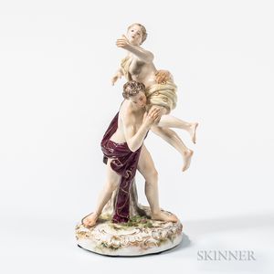 Meissen Porcelain Classical Figure Group of the Rape of Proserpine