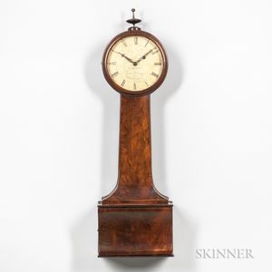 Curtis & Dunning-style Timepiece or "Banjo" Clock