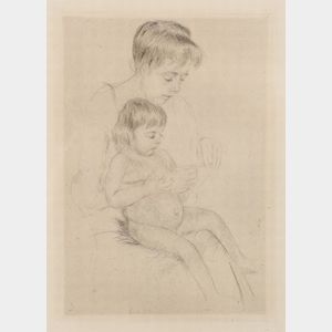Mary Cassatt (American, 1844-1926) The Manicure
