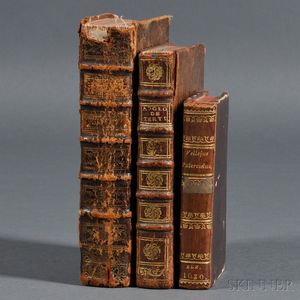 Classics, Latin and French, 1639-1739, Three Volumes: