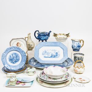 Group of English and Continental Ceramic Items