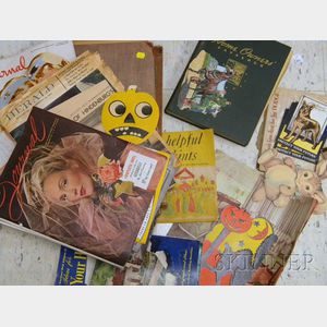 Group of Vintage Ephemera, Advertising, and Collectibles.