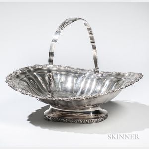 George III Sterling Silver Cake Basket