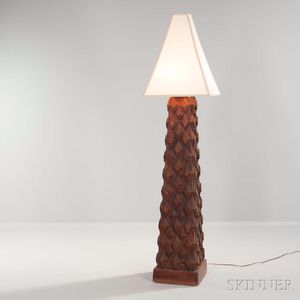 Tramp Art Floor Lamp