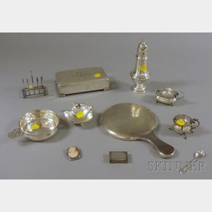 Nine Assorted Silver Items