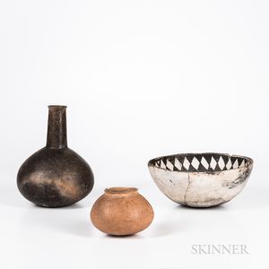 Three Prehistoric Pottery Pieces