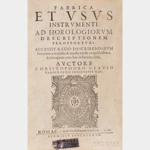 Clavius, Christoph (1538-1612) Fabrica et Usus Instrumenti.
