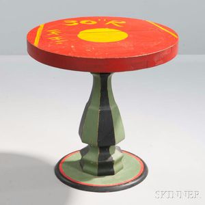 Faux-painted Occasional Table