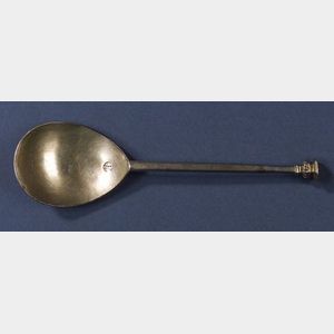Elizabeth I Silver Seal Top Spoon