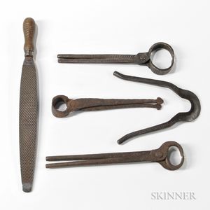 Five Blacksmith's Tools