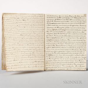 Adams, John Quincy (1767-1848) Copies of Letters.