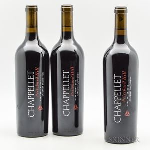 Chappellet Pritchard Hill 2012, 3 bottles