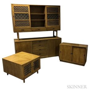 Two-piece Hutch, Server, and End Table