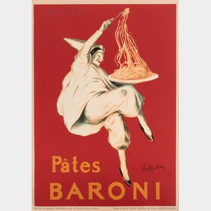 After Leonetto Cappiello (French, 1875-1942) Pâtes Baroni Reproduction Poster