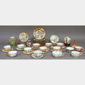 Approximately Forty-six Pieces of Assorted Japanese Porcelain Teaware