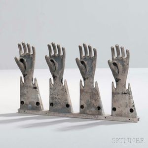 Metal Glove Form Rack