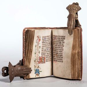 Book of Hours, Use of Rome, Latin Manuscript on Parchment.