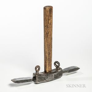 French Stonemaker's Carving Tool