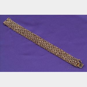 14kt Gold Mesh Bracelet