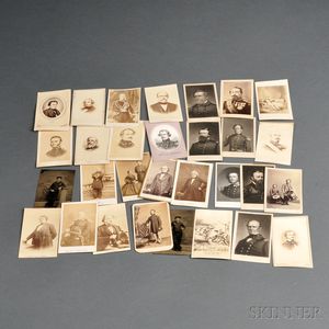 Group of Carte-de-visites and Two Tintypes