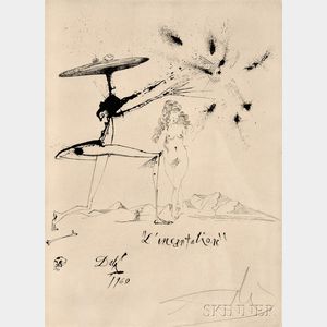 Salvador Dalí (Spanish, 1904-1989) L'incantation