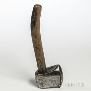Early Blacksmith's Mallet or Hammer