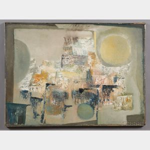 American School, 20th Century Abstract Composition