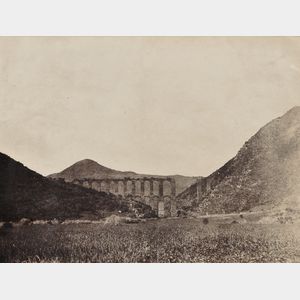 John Beasley Greene (American, 1832-1856) Aqueduct of Cherchell, Algeria