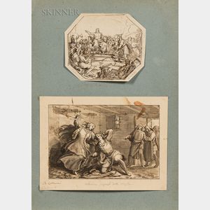 Two Drawings: Attributed to Baldassare Calamai (Italian, 1787-1851),Allegorical Scene