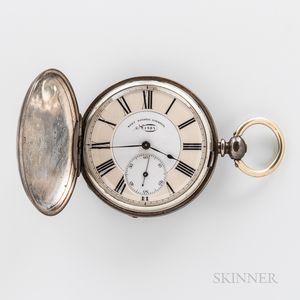 Robert Roskell No. 4983 Sterling Silver Hunter-case Watch