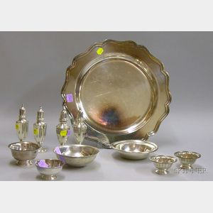 Group of Sterling Silver and Silver Plated Tableware