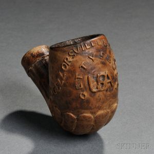 Civil War Carved Pipe-bowl