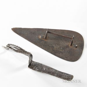 Two Early Mason's Trowels