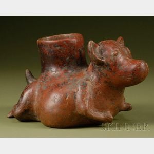 Pre-Columbian Pottery Dog