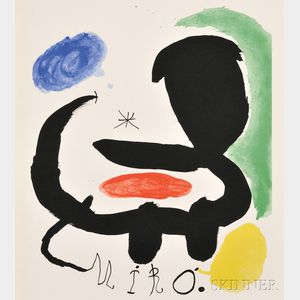 Joan Miró (Spanish, 1893-1983) Poster for the Exhibition Miró, Sala Pelaires, Palma de Majorca