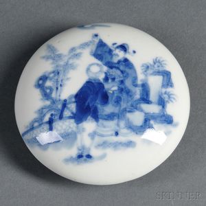 Blue and White Seal Paste Box