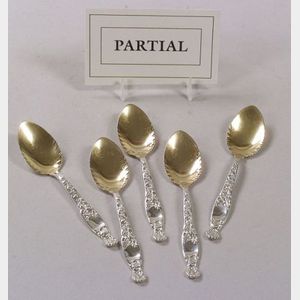 Twelve Sterling Silver Dessert Spoons