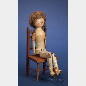 Early English Wooden Doll
